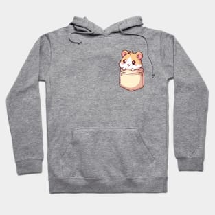 Hamster in Pocket Cute Kawaii Rodent Lover Hoodie